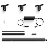 Philips Hue White & Color Ambiance Perifo Ensemble de base Applique 3 spots Noir