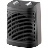 Rowenta Instant Comfort 2400 Intérieure Noir, Gris 2400 W Chauffage de ventilateur électrique, Radiateur soufflant Noir, Chauffage de ventilateur électrique, Classe II, 1,6 m, Intérieure, Noir, Gris, Rotatif