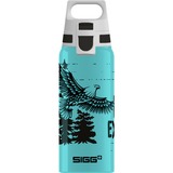 SIGG WMB ONE Brave Eagle, Gourde Bleu clair, 0,6 litre