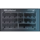 Seasonic PRIME TX-1600 alimentation modulaire 1600 watt Noir, 2x 12V-2x6, 6x PCIe