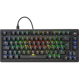 Sharkoon SKILLER SGK25, clavier gaming Noir, Layout DE, Huano Red