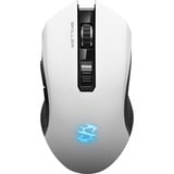 Sharkoon SKILLER SGM3, Souris gaming Blanc, 600 - 6.000 dpi, LED RGB