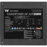 Thermaltake TOUGHPOWER GF A3 Gold - TT Premium Edition alimentation  modulaire 1200 watt Noir, 5x PCIe