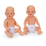ZAPF Creation BABY born® Couches 36cm Pack de 2, Accessoires de poupée 