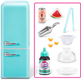 ZURU Mini Brands Fill The Fridge Ensemble de jeu de ZURU, Figurine Mini Brands Fill The Fridge Ensemble de jeu de, Cuisine, 8 an(s), LR44, Multicolore