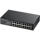 Zyxel GS1100-16 Non-géré Gigabit Ethernet (10/100/1000), Switch Non-géré, Gigabit Ethernet (10/100/1000), Grille de montage, Montage mural