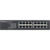 Zyxel GS1100-16 Non-géré Gigabit Ethernet (10/100/1000), Switch Non-géré, Gigabit Ethernet (10/100/1000), Grille de montage, Montage mural