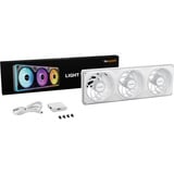 be quiet! Light Wings Pro IO 360mm Reverse ventilateurs de boîtier RGB  Blanc, 3 pièces, 360 x 120 x 28 mm
