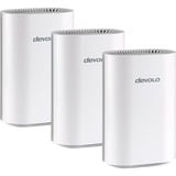devolo Pack de 3 WiFi 7 Mesh BE9300 Tri-Bande, Routeur Blanc