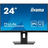 iiyama ProLite XUB2493HS-B6 écran plat de PC 60,5 cm (23.8") 1920 x 1080 pixels Full HD LED Noir Moniteur  Noir (Mat), 60,5 cm (23.8"), 1920 x 1080 pixels, Full HD, LED, 0,5 ms, Noir