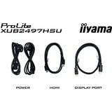 iiyama ProLite XUB2497HSU-W2 écran plat de PC 60,5 cm (23.8") 1920 x 1080 pixels Full HD LED Blanc Moniteur  Blanc (mat), 60,5 cm (23.8"), 1920 x 1080 pixels, Full HD, LED, 1 ms, Blanc