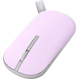 ASUS Marshmallow MD100 souris Bureau Ambidextre RF sans fil + Bluetooth Optique 1600 DPI Lilas/gris, Ambidextre, Optique, RF sans fil + Bluetooth, 1600 DPI, Violet