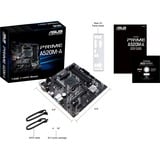 ASUS PRIME A520M-A II/CSM carte mère socket AM4 Noir/gris, Gb-LAN, Sound, µATX