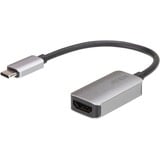 ATEN Adaptateur USB-C à 4K HDMI Gris/Noir, 3.2 Gen 1 (3.1 Gen 1), USB Type-C, Sortie HDMI, 4096 x 2160 pixels
