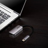 ATEN Adaptateur USB-C à 4K HDMI Gris/Noir, 3.2 Gen 1 (3.1 Gen 1), USB Type-C, Sortie HDMI, 4096 x 2160 pixels