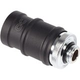 Alphacool ES Schnellverschluss BLH1A PushIn Femelle AG, Connecteur Chrome/noir (mat)