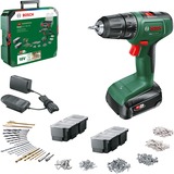 Bosch Perceuse-visseuse sans fil EasyDrill 18V-40 + SystemBox, Perceuse/visseuse Vert/Noir