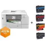 Brother MFC-J4540DWXL imprimante multifonction Jet d'encre A4 4800 x 1200 DPI Wifi Gris, Jet d'encre, Impression couleur, 4800 x 1200 DPI, A4, Impression directe, Blanc