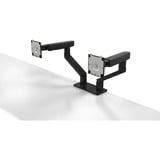 Dell Bras pour double écran – MDA20, Support de moniteur Noir, 10 kg, 48,3 cm (19"), 68,6 cm (27"), Réglage de la hauteur, Noir