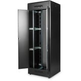 Digitus Armoire réseau de série Unique - 800 x 800 mm (lxp), Armoire informatique Noir, Rack autonome, 47U, 800 kg, Pieds réglables, 143 kg, Noir
