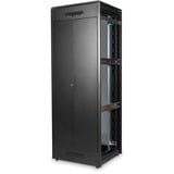 Digitus Armoire réseau de série Unique - 800 x 800 mm (lxp), Armoire informatique Noir, Rack autonome, 47U, 800 kg, Pieds réglables, 143 kg, Noir