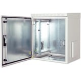 Digitus Boîtier mural IP55 - pour application à l’extérieur - 600 x 600 mm (lxp), Armoire informatique Gris clair, Rack monté sur le mur, 100 kg, Gris
