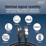 Digitus Câble de raccordement Cat 8.1 S-FTP 1 mètre Noir