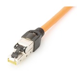 Digitus Connecteur blindé RJ45 pour assemblage sur site, Prise de courant Argent/Noir, RJ-45, Acier inoxydable, Cat6, 1 A, 78 g, 12,5 mm