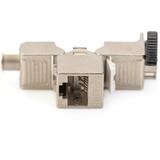 Digitus Module Keystone Cat.6a, blindé, Module de Keystone Argent