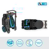 GARDENA Tondeuse à gazon sans fil PowerMax Duo 46/36V P4A, kit prêt à l'emploi 1, 36 volts (2x18V) Noir/gris