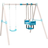 HUDORA Balançoire Vario - Module complémentaire Gondole Turquoise/Beige