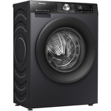 Hisense WD3S8043BB3 machine à laver avec sèche linge Pose libre Charge avant Noir D, Machine à laver séchante Noir, Charge avant, Pose libre, Noir, Gauche, Noir, Noir