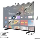JVC  55" Ultra HD TV LED Noir