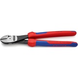 KNIPEX Pince coupante de côté à forte démultiplication 74 02 250, Tenailles de cran noire atramentisée