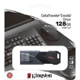 Kingston DataTraveler Exodia Onyx 128 Go, Clé USB Noir/Noir, DTXON/128GB, USB-A 3.2 Gen 1