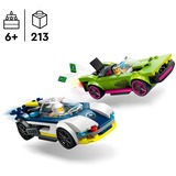 LEGO City - La course-poursuite entre la voiture de police et la super voiture, Jouets de construction 60415