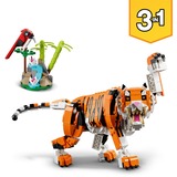 LEGO Creator 3-en-1 - Sa Majesté le Tigre, Jouets de construction 31129