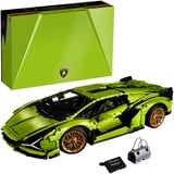 LEGO Technic - Lamborghini Sián FKP 37, Jouets de construction Vert clair, 42115