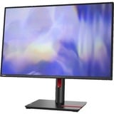 Lenovo ThinkVision T24d-30 Moniteur 24" Noir, 1x DisplayPort, 1x HDMI, 1x VGA, 4x USB-A, 61 cm (24"), 1920 x 1200 pixels, Full HD, LED, 6 ms, Noir