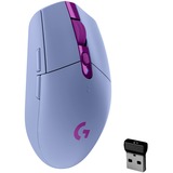 Logitech G305 souris Droitier RF sans fil + Bluetooth Optique 12000 DPI, Souris gaming Violâtre, Droitier, Optique, RF sans fil + Bluetooth, 12000 DPI, 1 ms, Lilas