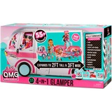 MGA Entertainment L.O.L. Surprise! O.M.G. 4-in-1 Glamper, Jeu véhicule Argent/Rose, L.O.L. Surprise! OMG Glamper, Voiture de poupée, 6 an(s), Batteries requises