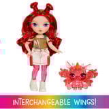 MGA Entertainment Rainbow High Littles Rainbow Fantasy Fairies Doll- Apple (Red), Poupée Rainbow High Littles Rainbow Fantasy Fairies Doll- Apple (Red), Poupée mannequin, Femelle, 4 an(s), Garçon/Fille, 140 mm, Multicolore