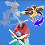 Mattel Pokémon Countryside Windmill, Jouets de construction Jeu de construction, 7 an(s), Plastique, 240 pièce(s), 500,8 g