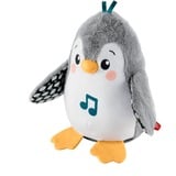 Mattel – Mon Pingouin d’Éveil, Peluche Noir/Blanc, 0 an(s), Sonore, Batteries requises, AA, Plastique, Multicolore