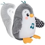 Mattel – Mon Pingouin d’Éveil, Peluche Noir/Blanc, 0 an(s), Sonore, Batteries requises, AA, Plastique, Multicolore