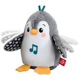 Mattel – Mon Pingouin d’Éveil, Peluche Noir/Blanc, 0 an(s), Sonore, Batteries requises, AA, Plastique, Multicolore