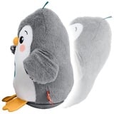 Mattel – Mon Pingouin d’Éveil, Peluche Noir/Blanc, 0 an(s), Sonore, Batteries requises, AA, Plastique, Multicolore