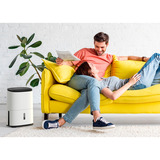 Meaco Dry Arete One 10L Déshumidificateur à compresseur et purificateur d'air Blanc/Noir