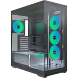 Montech TG3 Black boîtier midi tower Noir | 2x USB-A | 1x USB-C | RGB | Window