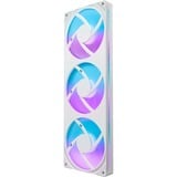 NZXT F360 RGB CORE ventilateurs de boîtier Blanc, 3 pièces, 360 x 120 x 26 mm